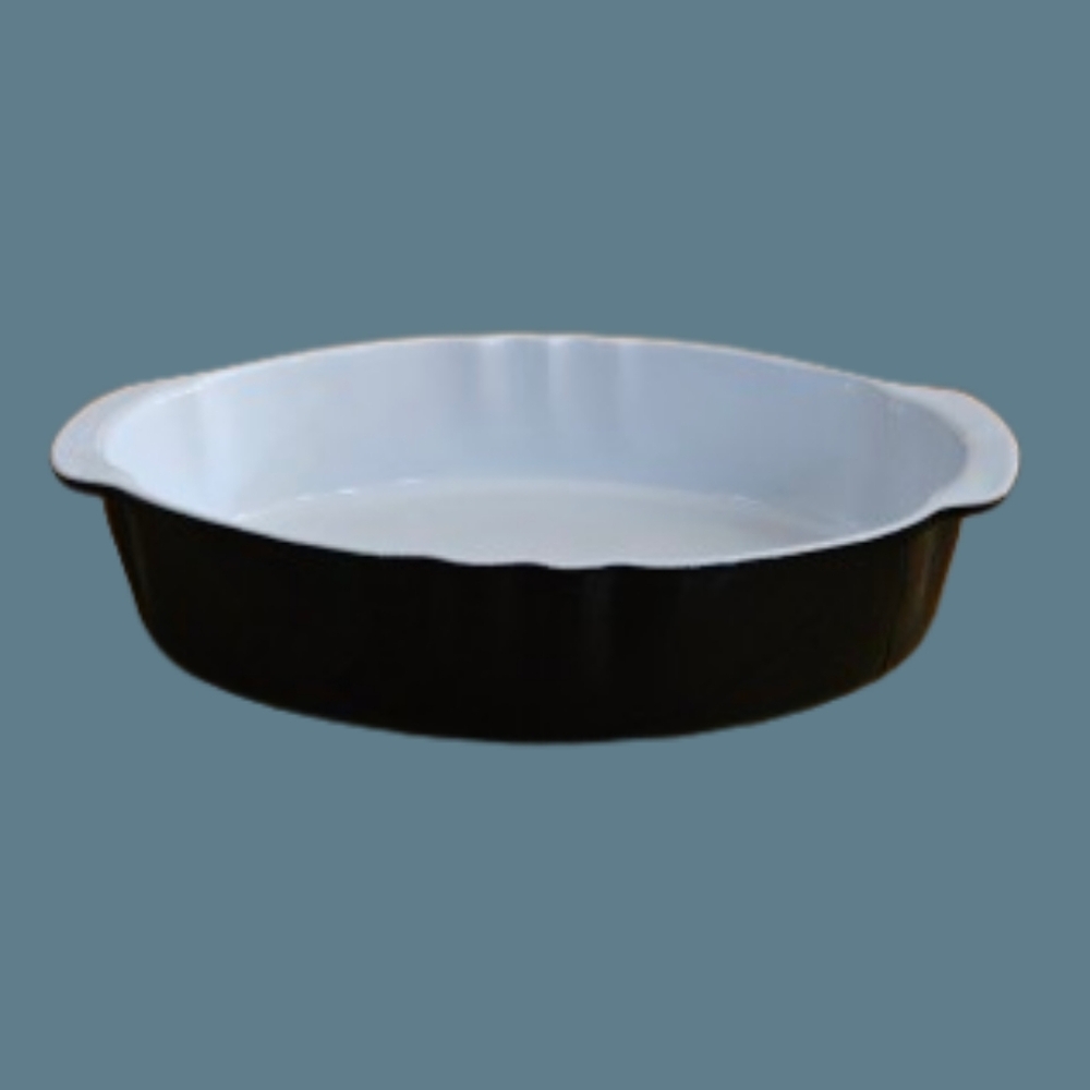 Cerutil Stoneware Industrial Oval Deep Dish Casserole Baker
